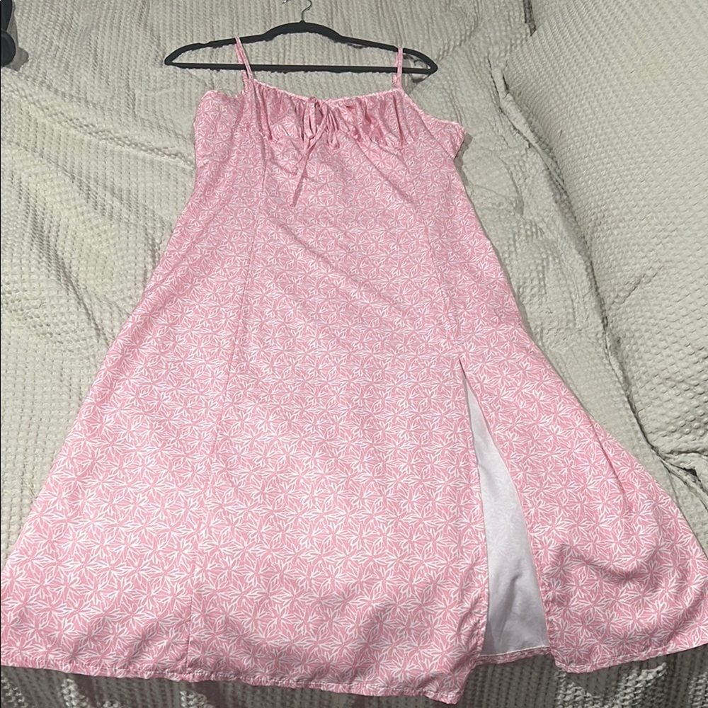 Pink Sleeveless Dress